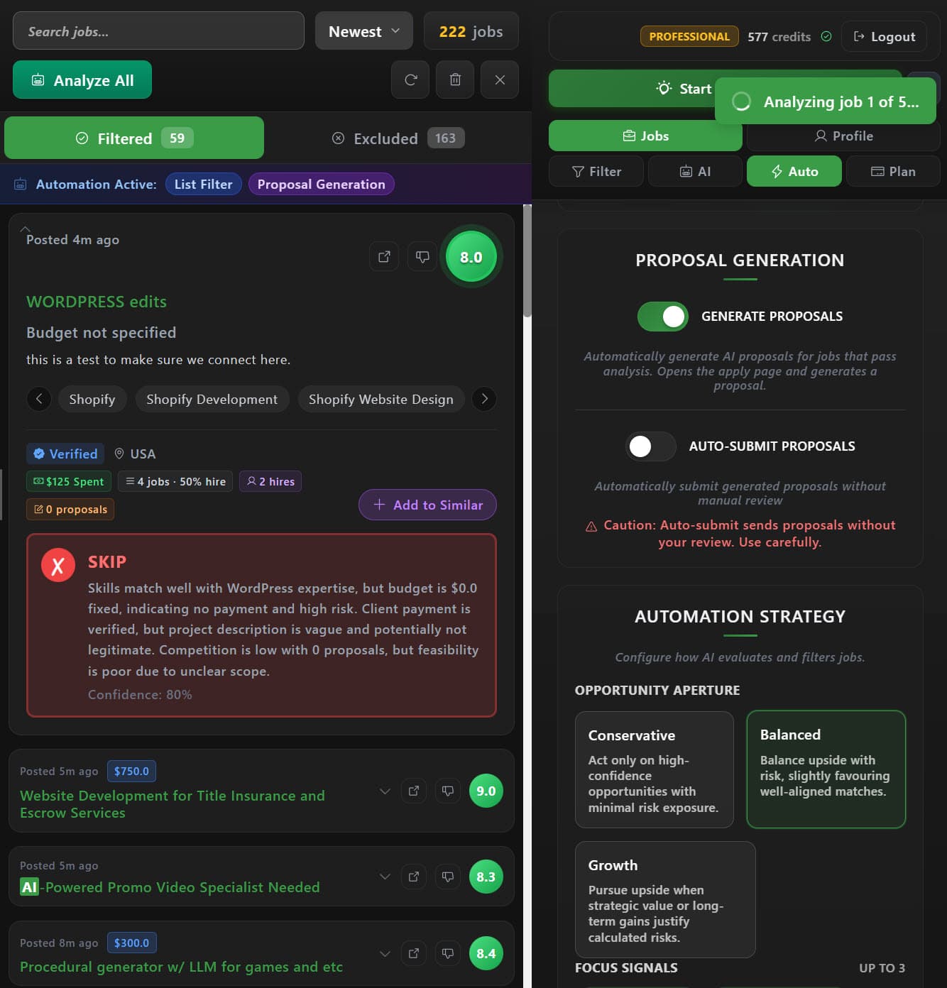 Advanced Analytics Dashboard